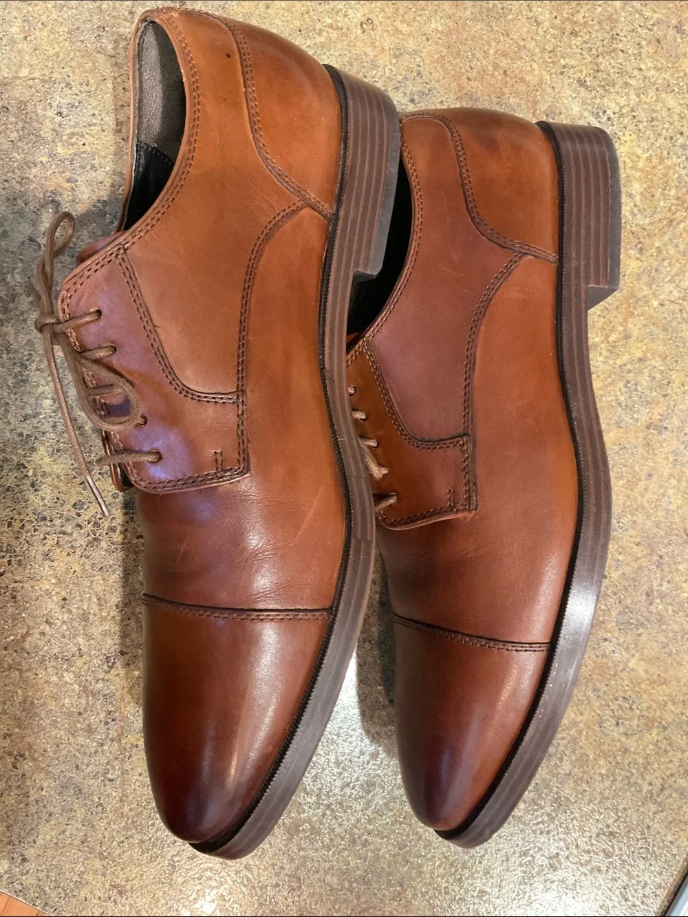 Cole Haan Men's Jay Grand Cap Toe Oxford in the British Tan